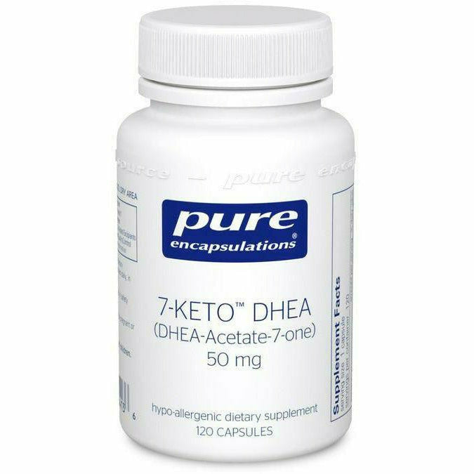 Pure Encapsulations 7-Keto DHEA 50 mg, 120 capsules, front of bottle