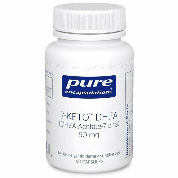 Pure Encapsulations 7-Keto DHEA 50 mg, 60 capsules, front of bottle