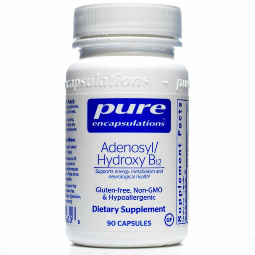 Pure Encapsulations Adenosyl/Hydroxy B12, 90 capsules, front of bottle