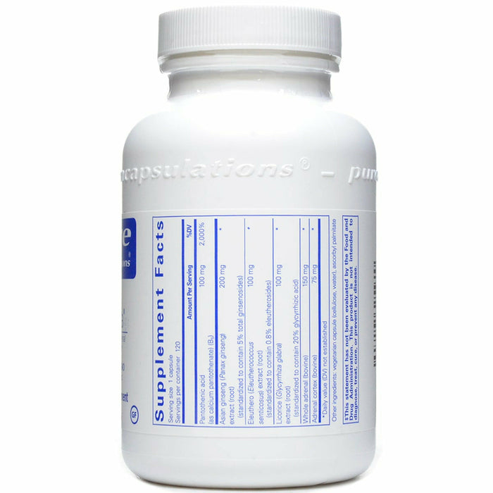 ADR Formula 120 vcaps by Pure Encapsulations Supplement Facts Label