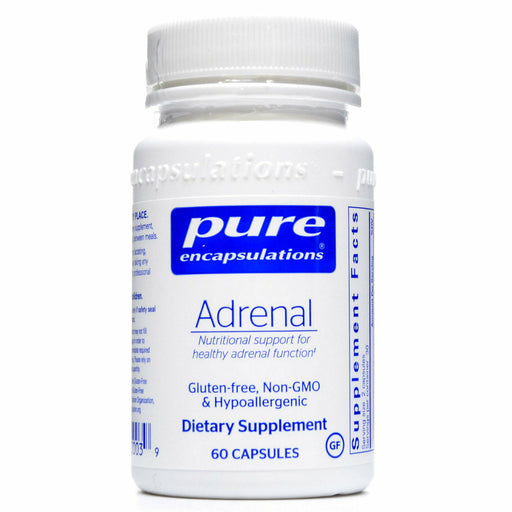 Pure Encapsulations Adrenal, 60 capsules, front of bottle