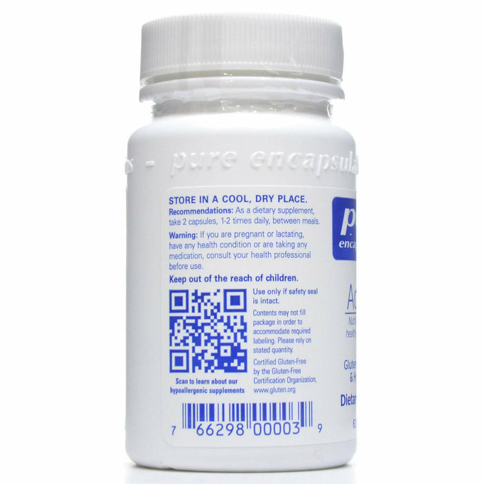 Pure Encapsulations Adrenal 60 capsules suggested use label