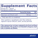 Pure Encapsulations Alpha Lipoic Acid 100 mg 60 capsules supplement facts label