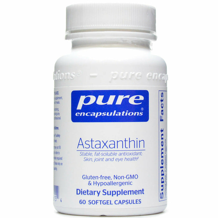 Pure Encapsulations, Astaxanthin 60 gels