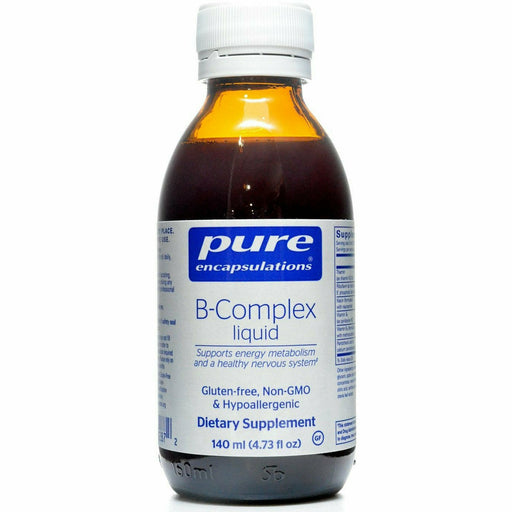 Pure Encapsulations B Complex Liquid, 4 fl oz, front of bottle