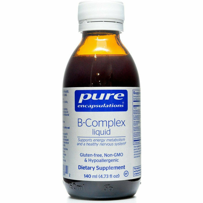 Pure Encapsulations B Complex Liquid, 4 fl oz, front of bottle