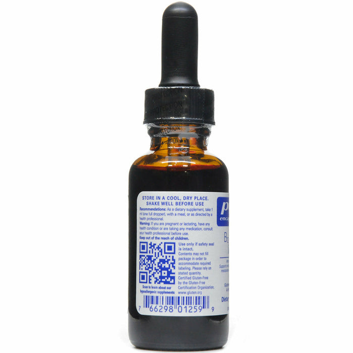 Pure Encapsulations B12 5000 Liquid 30 mL label information panel