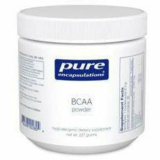 Pure Encapsulations BCAA Powder, 227 g, front of jar