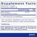 Pure Encapsulations, Beta-sitosterol 90 capsules Supplement Facts