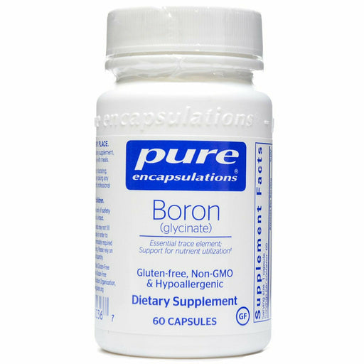 Pure Encapsulations Boron 2 mg, 60 capsules, front of bottle