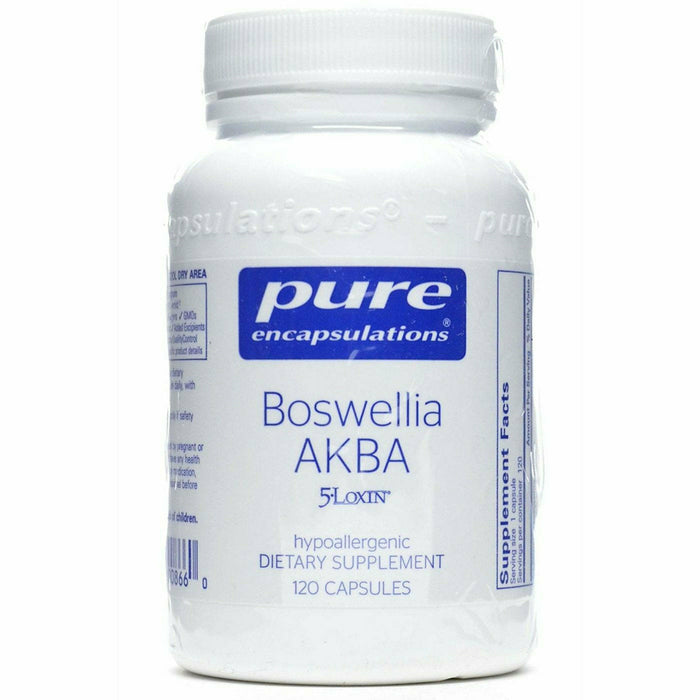Pure Encapsulations Boswellia AKBA 100 mg, 120 capsules, front of bottle