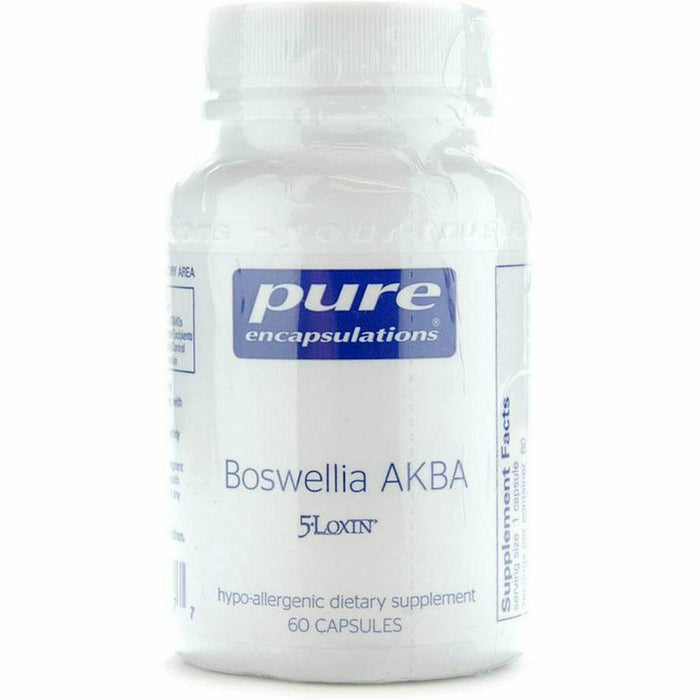 Pure Encapsulations Boswellia AKBA 100 mg, 60 capsules, front of bottle