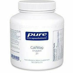 Pure Encapsulations Cal/Mag (malate) 2:1 180 vcaps