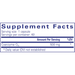Pure Encapsulations CoQ10 500 mg 60 capsules supplement facts label