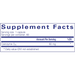 Pure Encapsulations CoQ10 60 mg 60 capsules supplement facts label