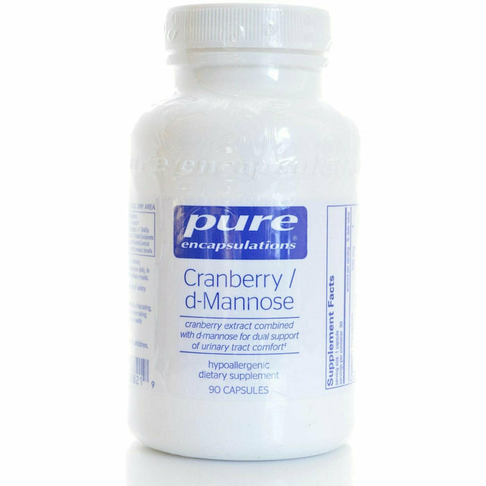 Pure Encapsulations Cranberry/d-Mannose, 90 capsules, front of bottle