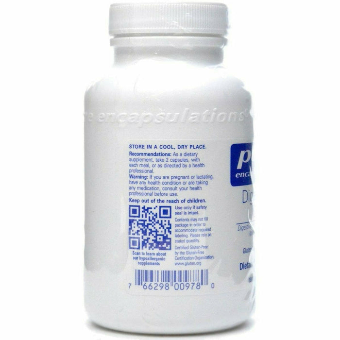 Pure Encapsulations Digestion GB label information panel