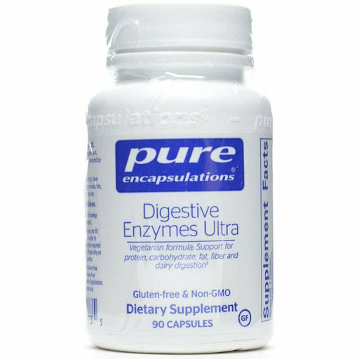 Pure Encapsulations Digestive Enzymes Ultra, 90 capsules, front of bottle