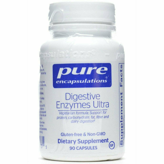 Pure Encapsulations Digestive Enzymes Ultra, 90 capsules, front of bottle