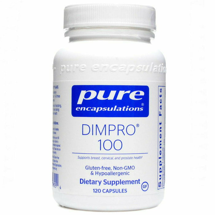 Pure Encapsulations DIM-PRO 100, 120 capsules, front of bottle