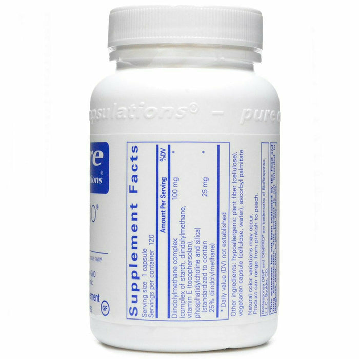 Pure Encapsulations DIM-PRO 100 120 capsules supplement facts label