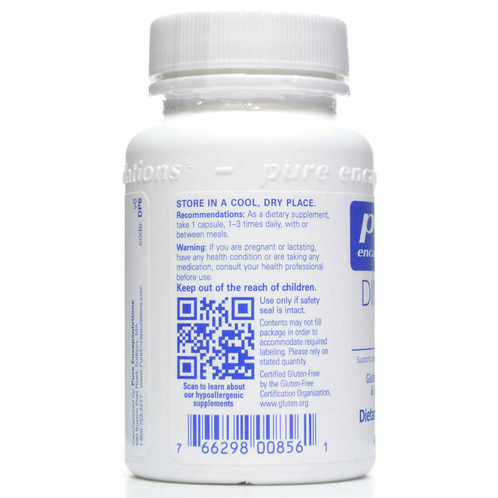 Pure Encapsulations DIM-PRO 100 60 capsules suggested use label