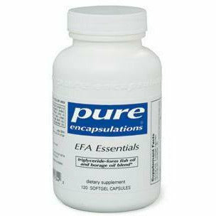 Pure Encapsulations EFA Essentials, 120 softgels, front of bottle