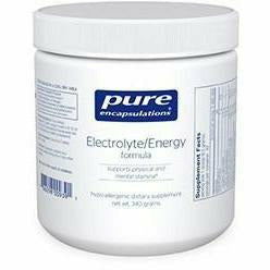 Pure Encapsulations Electrolyte/Energy Formula, 340 g, front of jar