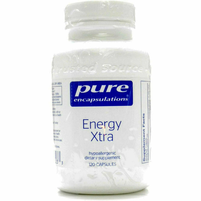 Pure Encapsulations Energy Xtra, 120 capsules, front of bottle