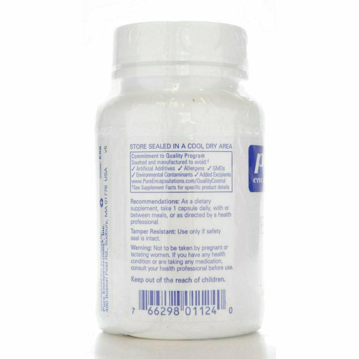 Pure Encapsulations Energy Xtra 120 capsules suggested use label