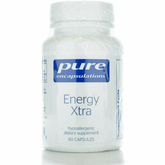 Pure Encapsulations Energy Xtra, 60 capsules, front of bottle