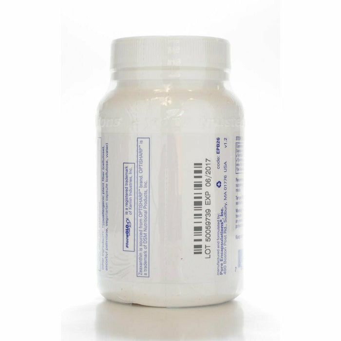 Pure Encapsulations EyeProtect Basics (without zinc) 60 capsules label information panel 2