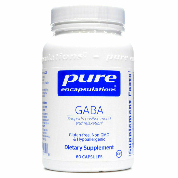 Pure Encapsulations GABA 700 mg, 60 capsules, front of bottle