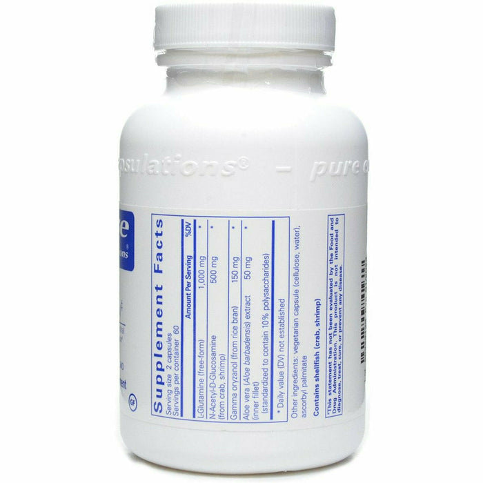 Pure Encapsulations GI Integrity 120 capsules supplement facts label