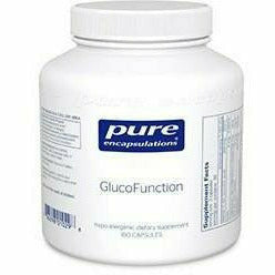 Pure Encapsulations GlucoFunction, 180 capsules, front of bottle