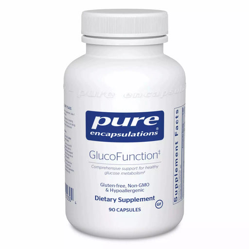 Pure Encapsulations GlucoFunction, 90 capsules, front of bottle