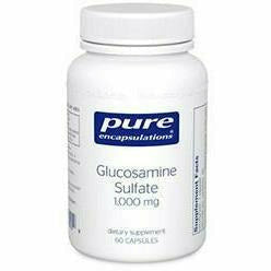 Pure Encapsulations Glucosamine Sulfate 1000 mg, 60 capsules, front of bottle