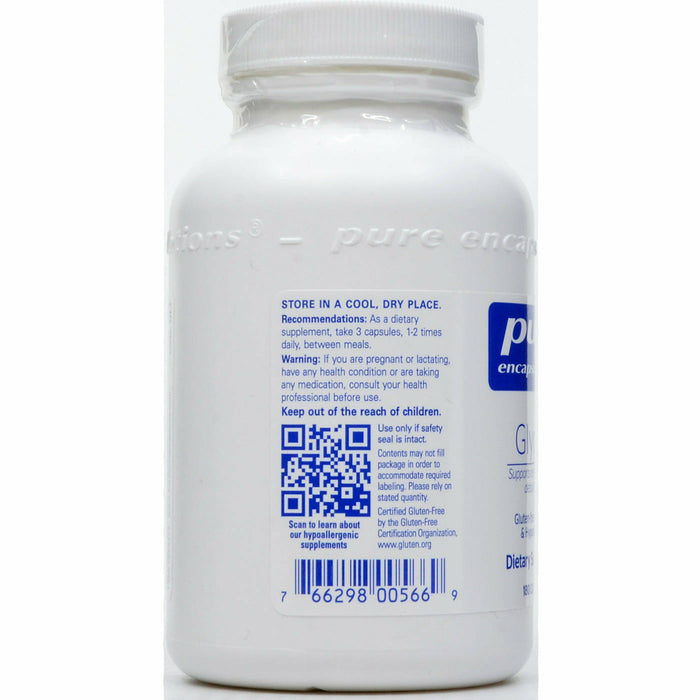 Pure Encapsulations Glycine 500 mg 180 capsules suggested use label