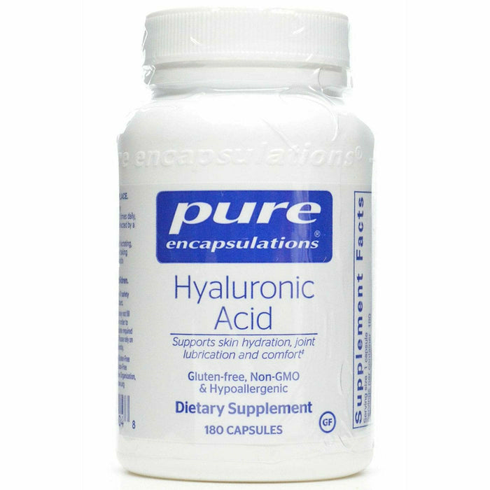 Pure Encapsulations Hyaluronic Acid 70 mg, 180 capsules, front of bottle