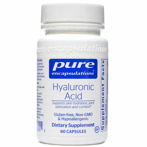 Pure Encapsulations Hyaluronic Acid 70 mg, 60 capsules, front of bottle