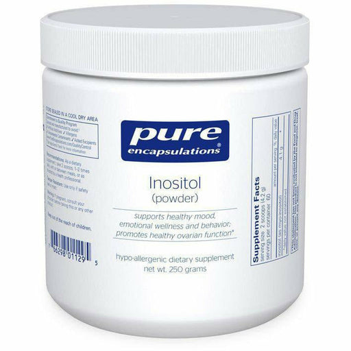 Pure Encapsulations Inositol (powder), 250 g, front of jar