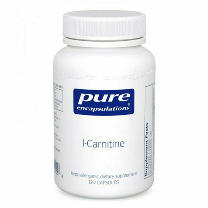 Pure Encapsulations L-Carnitine 340 mg, 120 capsules, front of bottle