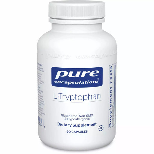 Pure Encapsulations L-Tryptophan 1000 mg, 90 capsules, front of bottle