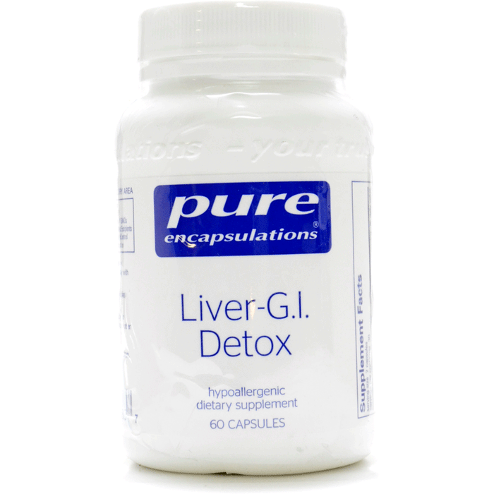 Pure Encapsulations Liver-G.I. Detox, 60 capsules, front of bottle