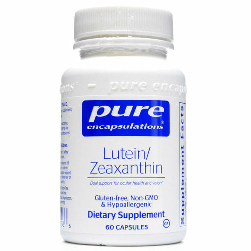 Pure Encapsulations Lutein/Zeaxanthin, 60 capsules, front of bottle
