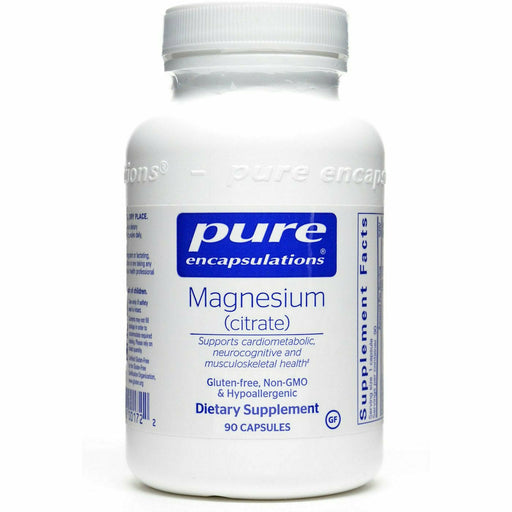 Pure Encapsulations Magnesium (citrate) 150 mg, 90 capsules, front of bottle