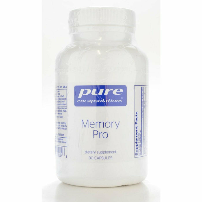 Pure Encapsulations Memory Pro, 90 capsules, front of bottle