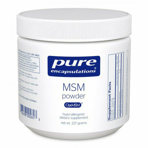 Pure Encapsulations MSM Powder, 227 g, front of jar