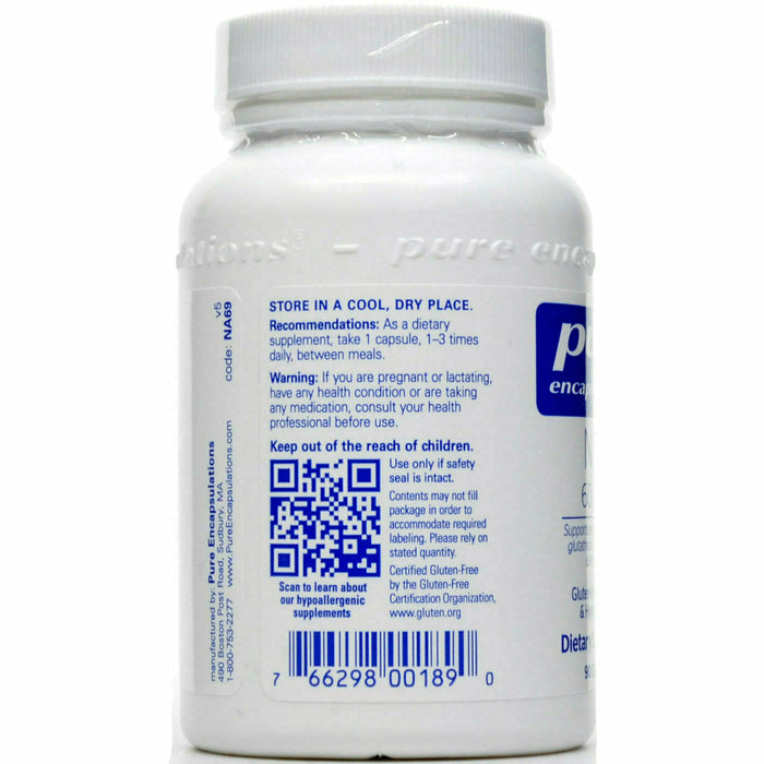 Pure Encapsulations, NAC 600 mg 90 vcaps Suggested Use
