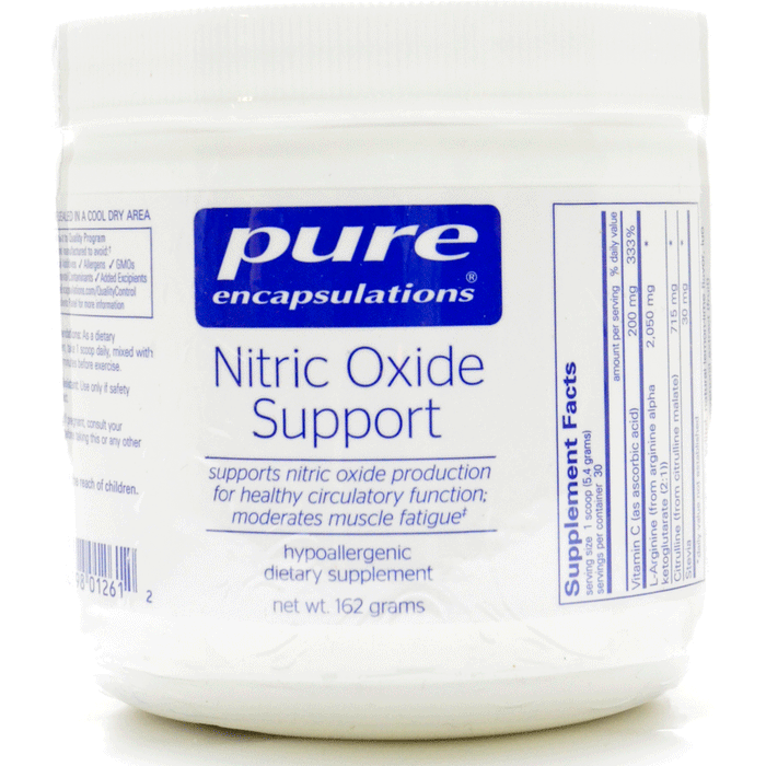 Pure Encapsulations Nitric Oxide Support, 162 g, front of jar